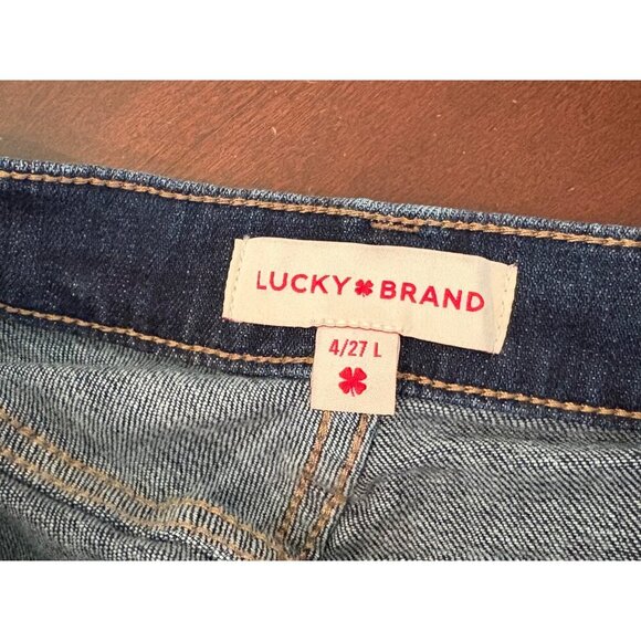 Lucky Brand Denim Sweet Mid Rise Boot Bootcut Leg Jeans Size 27 or US 4 LONG - Picture 4 of 13